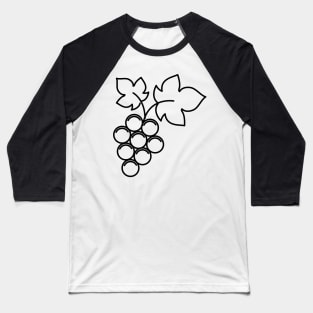 Wine Grapes Baseball T-Shirt